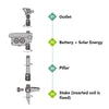 Image of Solar Powered Motion Activated Deer Sprinkler PACK OF 6 - Get Rid Of Deer