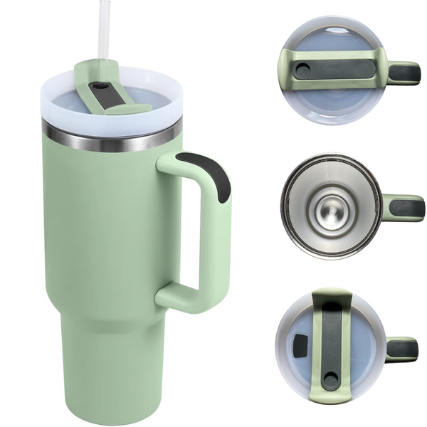 Stainless Steel Tumbler with Straw and Lid – DBzon
