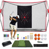 Image of Heavy Duty Golf Net Set - 8 Golf Balls, 11 Golf Tees & Tri Turf Golf Mat