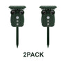 Image of Ultrasonic Solar Animal Repeller Pack of 2 - 5 Adjustable Modes - Get Rid of Deer, Squirrels, and Raccoons in 48 Hours