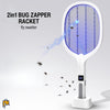 Image of electric bug zapper racket for flies, mosquitoes and other insects