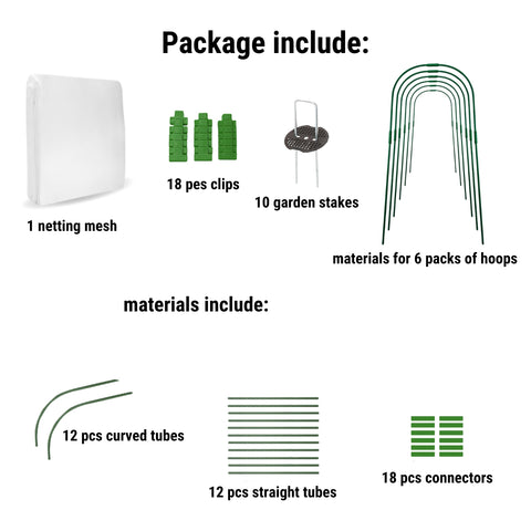 Garden Mesh Netting Protection Kit