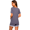 Image of Short Sleeve Bamboo Viscose Pajama Set for Women