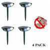 Image of Ultrasonic Outdoor Mice Repeller PACK of 4 - Solar Powered - Get Rid of Mice