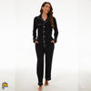 Image of Bamboo Viscose Pajamas for Women Long Sleeve Sleepwear Set