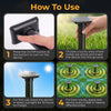 Image of Mole Repellent Solar Powered - 4 pack