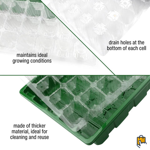 seed starter tray, details