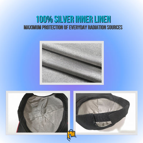 EMF Radiation Protection Cap Unisex Anti Radiation Blocking EMF Baseball Cap