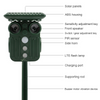 Image of Ultrasonic Solar Animal Repeller Pack of 4 - 5 Adjustable Modes - Get Rid of Deer, Squirrels, and Raccoons in 48 Hours