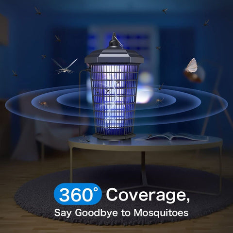 indoor bug zapper for mosquitoes, 360 degrees coverage