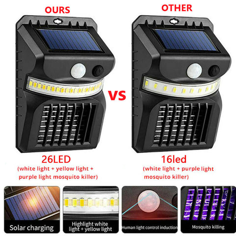 3 in 1 Solar Bug Zapper PACK of 4 - Get Rid Of Mosquitoes