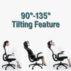 Image of Ergonomic Home Office Chair with Soft Cushion & Lumbar Support