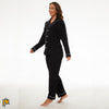 Image of Bamboo Viscose Pajamas for Women Long Sleeve Sleepwear Set