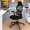 Image of Ergonomic Home Office Chair with Soft Cushion & Lumbar Support