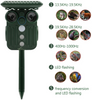 Image of Ultrasonic Solar Animal Repeller Pack of 4 - 5 Adjustable Modes - Get Rid of Deer, Squirrels, and Raccoons in 48 Hours