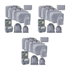 Image of Packing Cubes 9 Pack Waterproof Lightweight Travel