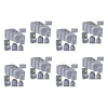Image of Packing Cubes 9 Pack Waterproof Lightweight Travel