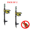 Image of Solar Powered Motion Activated Squirrel & Chipmunk Sprinkler PACK of 2 - Get Rid Of Chipmunks