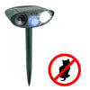 Image of Cat Outdoor Ultrasonic Repeller - Solar Powered Ultrasonic Animal & Pest Repellant