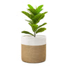 Image of Sturdy Jute Rope Plant Basket Cover