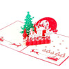Image of 3D Christmas Winter Pop Up Card and Envelope