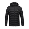 Image of Super Therma Heated Jacket for Women and Men with Battery Pack 5V Heated Coat Detachable Hood - 9 Heated Zones
