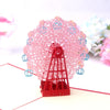 Image of 3D Ferris Wheel Pop Up Card and Envelope