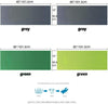 Image of Workout Cooling Ice Towel (40"x12") - Gray and Green