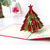 Image of 3D Christmas Tree Pop Up Card and Envelope