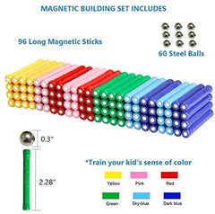 Magnetic Building Set 156 Pieces