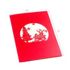 Image of 3D Christmas Winter Pop Up Card and Envelope
