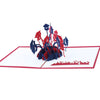 Image of 3D Graduation Hat Pop Up Card and Envelope