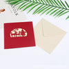 Image of 3D Christmas Life Pop Up Card and Envelope
