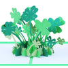 Image of 3D Four-Leaf Clover Pop Up Card and Envelope