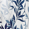 Image of Shower Curtain with Metal Hooks, 72" x 72" - Blue Leaves