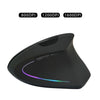 Image of Smartonica 2.4G Wireless Vertical Optical Mouse - Right Hand - Black