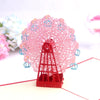 Image of 3D Ferris Wheel Pop Up Card and Envelope