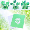 Image of 3D Four-Leaf Clover Pop Up Card and Envelope