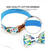 Image of Dog and Cat Comfortable Collar with Bowtie Neck Tie