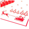 Image of 3D Christmas Winter Pop Up Card and Envelope