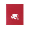 Image of 3D Graduation Hat Pop Up Card and Envelope