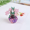 Image of 3D Pink Flower Box Pop Up Card and Envelope