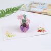 Image of 3D Pink Flower Box Pop Up Card and Envelope