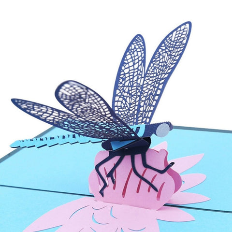 3D Dragonfly Pop Up Card and Envelope
