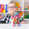 Image of Upgraded Magnetic Blocks Tough Building Tiles Toy - 60 Piece