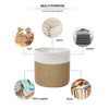 Image of Sturdy Jute Rope Plant Basket Cover