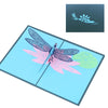 Image of 3D Dragonfly Pop Up Card and Envelope