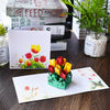 Image of 3D Tulips Pop Up Card and Envelope