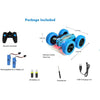 Image of Remote Control Car 360° Rotating LED Headlights Blue