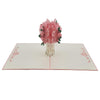Image of 3D Pink flowers BIG Pop Up Card and Envelope